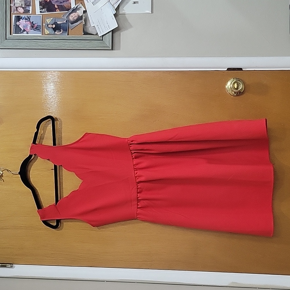 GB coral dress